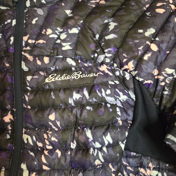 Eddie Bauer Puffer Down Jacket XS First Ascent Lightweight Zip Packable READ - Picture 3 of 11